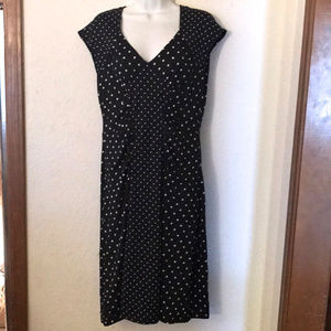 Avon Black & White Polka Dot Dress sz M NEW ~ A70
